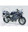SUZUKI HAYABUSA 2008 - DARK BLUE VERSION DECALS