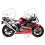 Honda RVT 1000R 2001 - RED/SILVER VERSION DECALS (Compatible Product)