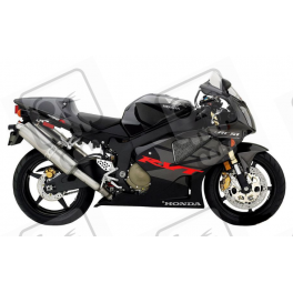 SUZUKI HAYABUSA 2008 - DARK BLUE VERSION DECALS