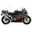 SUZUKI HAYABUSA 2008 - DARK BLUE VERSION DECALS (Kompatibles Produkt)