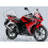 Honda CBR 125R 2008 - RED VERSION DECALS (Compatible Product)