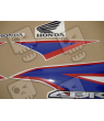 Honda CBR 150R 2012 - WHITE/BLUE VERSION DECALS