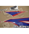 SUZUKI HAYABUSA 2008 - DARK BLUE VERSION DECALS