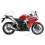 Honda CBR 250R 2011 - RED/SILVER VERSION ADESIVOS (Produto compatível)