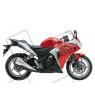 Honda CBR 250R 2011 - RED/SILVER VERSION DECALS