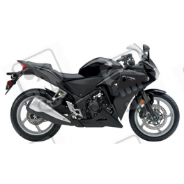 SUZUKI HAYABUSA 2008 - DARK BLUE VERSION DECALS