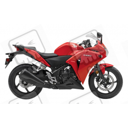 SUZUKI HAYABUSA 2008 - DARK BLUE VERSION DECALS