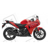 Honda CBR 250R 2013 - RED VERSION DECALS