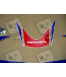 Honda CBR 250R 2013 - WHITE/RED/BLUE VERSION DECALS