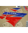 SUZUKI HAYABUSA 2008 - DARK BLUE VERSION DECALS