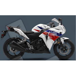 SUZUKI HAYABUSA 2008 - DARK BLUE VERSION DECALS
