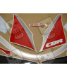 SUZUKI HAYABUSA 2008 - DARK BLUE VERSION DECALS