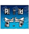 ROCKSHOX SID BRAIN 2018 BLACK FORK DECALS KIT