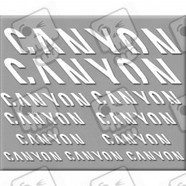 Adhesivo sticker MTB CANYON 