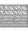 Adhesivo sticker MTB CANYON 
