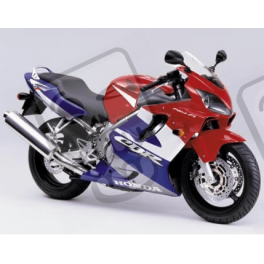 HONDA CBR 600 F4 2001 ROJO/AZUL/BLANCO VERSION STICKER SET
