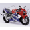 HONDA CBR 600 F4 2001 ROJO/AZUL/BLANCO VERSION STICKER SET (Producto compatible)