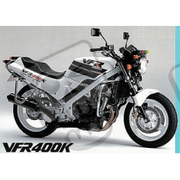 HONDA VFR 400K 1992 VERSION BLANCO STICKER SET