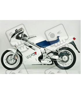 STICKERS KIT FOR HONDA VFR 750 1990 VERSION BLANCO/AZUL (Producto compatible)