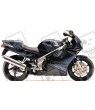 STICKERS SET HONDA VFR 750 1996 VERSION AZUL OSCURO