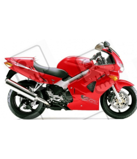 STICKERS SET HONDA VFR 800I AÑO 1998 VERSION US ROJO