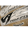 STICKERS SET HONDA VFR 800I YEAR 1998 SILVER EUROPEAN VERSION