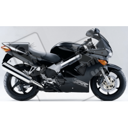 STICKERS SET HONDA VFR 800I YEAR 1999 VERSION VERSION EUROPEA NEGRO