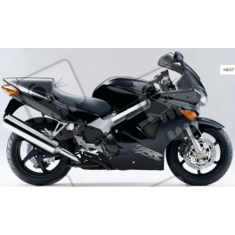 STICKERS SET HONDA VFR 800I AÑO1999 VERSION US BLACK