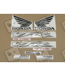 STICKERS SET HONDA VFR 800I YEAR 2002 SILVER VERSION