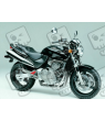 STICKERS SET HONDA CB600F HORNET YEAR 2001 BLACK VERSION