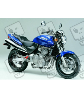 STICKERS SET HONDA CB600F HORNET YEAR 2001 VERSION AZUL