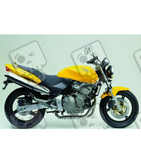 STICKERS SET HONDA CB600F HORNET YEAR 2002 VERSION AMARILLO