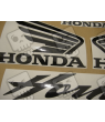 STICKERS SET HONDA CB600F HORNET 2004 - LIGHT BLUE VERSION