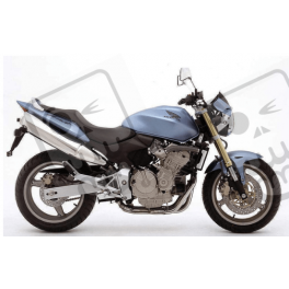 STICKERS SET HONDA CB600F HORNET AÑO 2004 VERSION AZUL CLARO