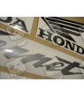STICKERS SET HONDA CB600F HORNET YEAR 2005 SILVER VERSION
