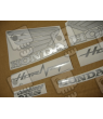 STICKERS SET HONDA CB600F HORNET AÑO 2011 VERSION NEGRO