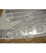 STICKERS SET HONDA CB600F HORNET AÑO 2011 VERSION NEGRO