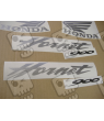 STICKERS SET HONDA CB900F HORNET AÑO 2002 VERSION NARANJA