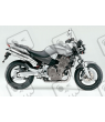 STICKERS SET HONDA CB900F HORNET YEAR 2007 TITANIUM GREY VERSION