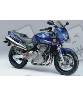 STICKER SET HONDA HORNET 600S AÑO 2002 VERSION AZUL