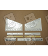 STICKER SET HONDA CBF 500 YEAR 2004 BLUE VERSION