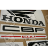 STICKER SET HONDA CBF 600N AÑO 2006 VERSION AZUL CLARO