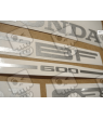 STICKER SET HONDA CBF 600S YEAR 2005 GRAPHITE GREY VERSION