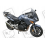 STICKER SET HONDA CBF 600S AÑO 2005 GRAPHITE GREY VERSION (Producto compatible)