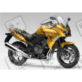 STICKER SET HONDA CBF 1000 AÑO 2011 VERSION ORO