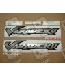 STICKER SET HONDA XL 1000V VARADERO AÑO 2005 DARK VERSION AZUL