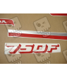 STICKER HONDA CBX 750F AÑO 1986 VERSION NEGRO