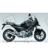 STICKER HONDA NC700X AÑO 2012 VERSION NEGRO