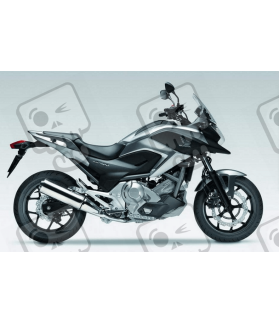 STICKER HONDA NC700X YEAR 2013 SILVER VERSION (Compatible Product)