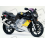 STICKER HONDA NSR 125 YEAR 1999 BLACK/SILVER/YELLOW VERSION (Produit compatible)